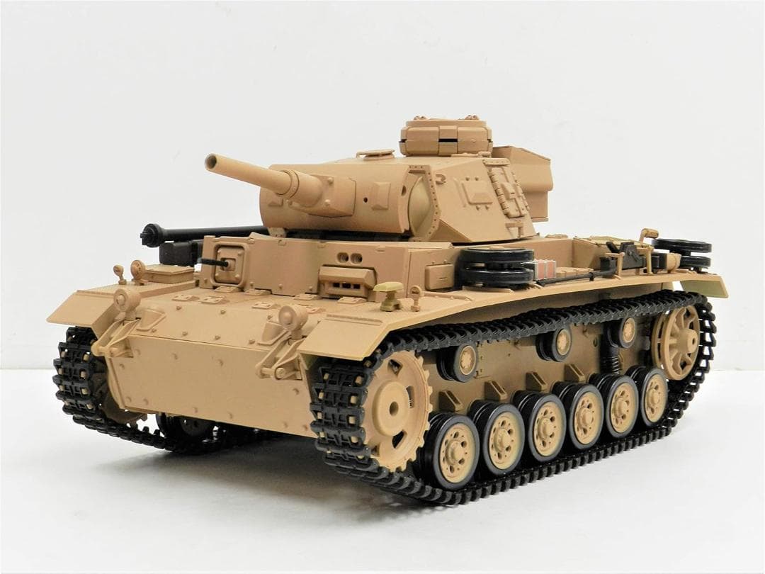 技術基準適合証明済 ヘンロン 1/16 戦車ラジコン ドイツ陸軍 Ⅲ号 H型
