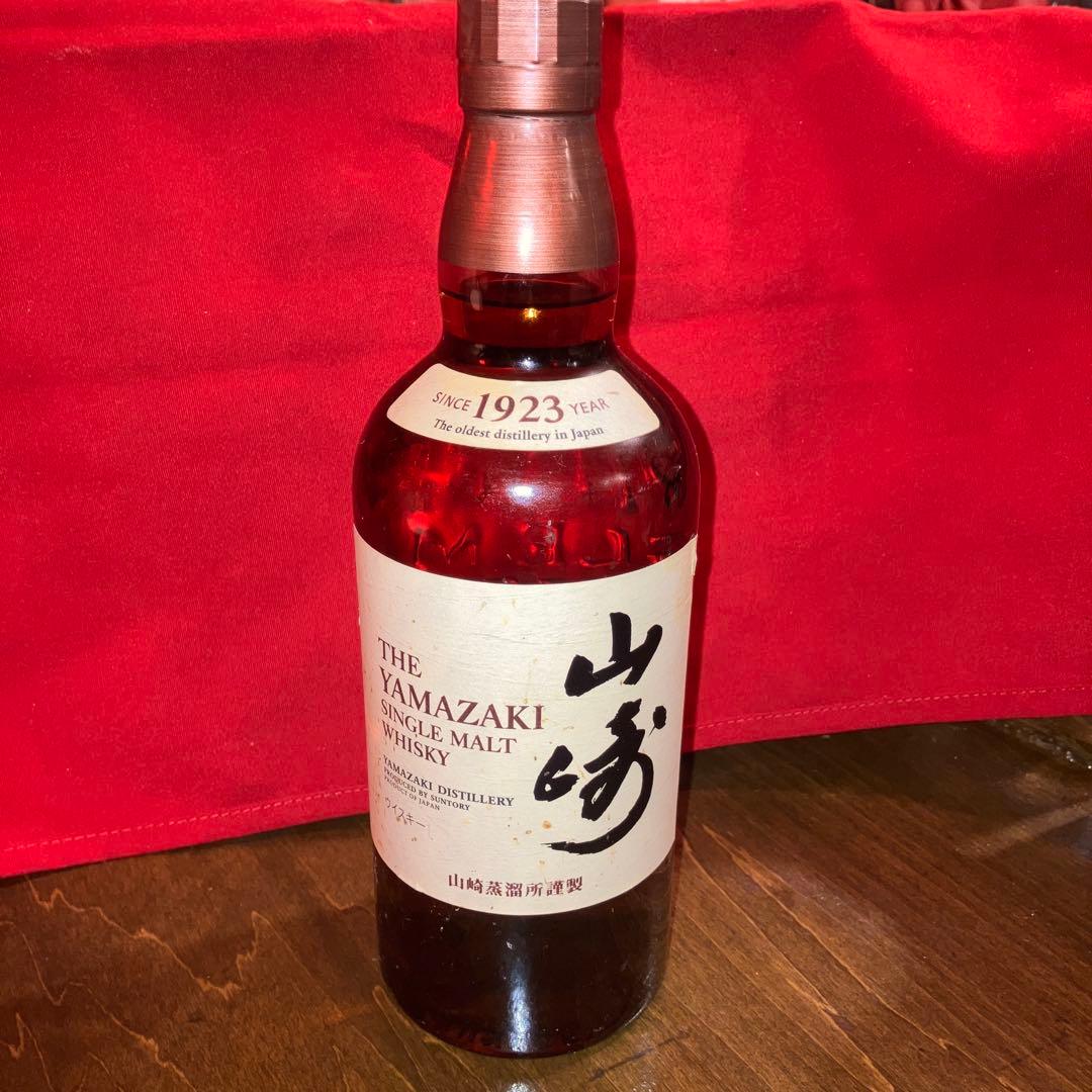 山崎 シングルモルトウイスキー 700ml 43% 箱無し