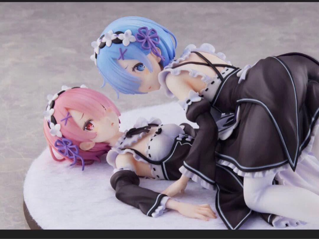 リゼロ　レム　ラム　フィギュア　フリュー　正規品　新品未開封　メイド