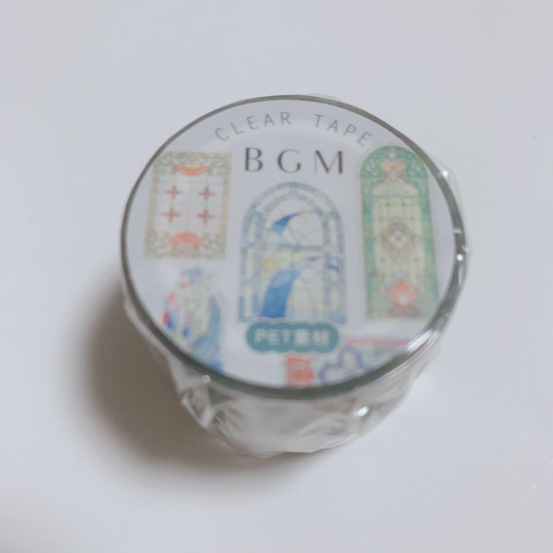 Ⓜ︎ BGM Clear Tape （PET） ステンドグラスの窓