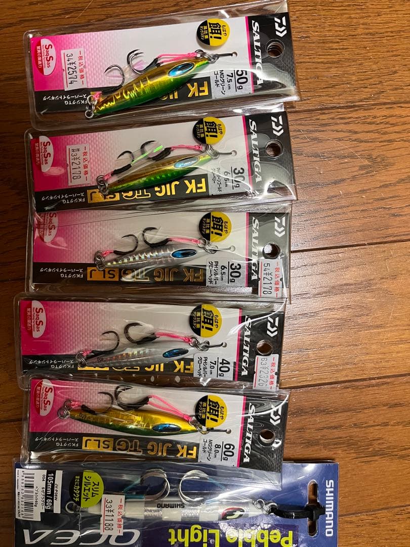 ダイワFKジグTGベイト　SLJセット