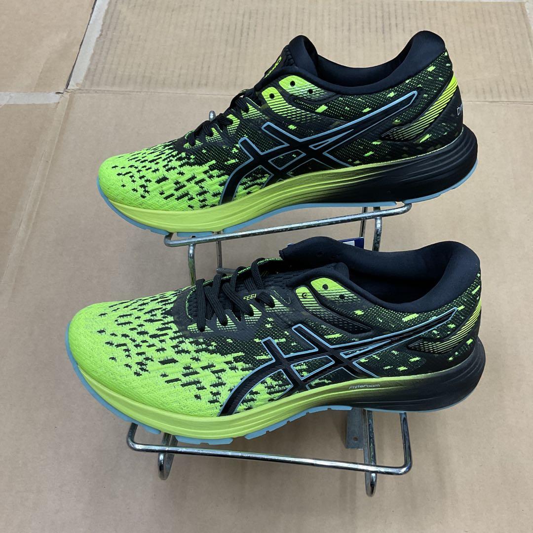25.5cmASICS ランニングシューズ ネオンイエロー/ブラック