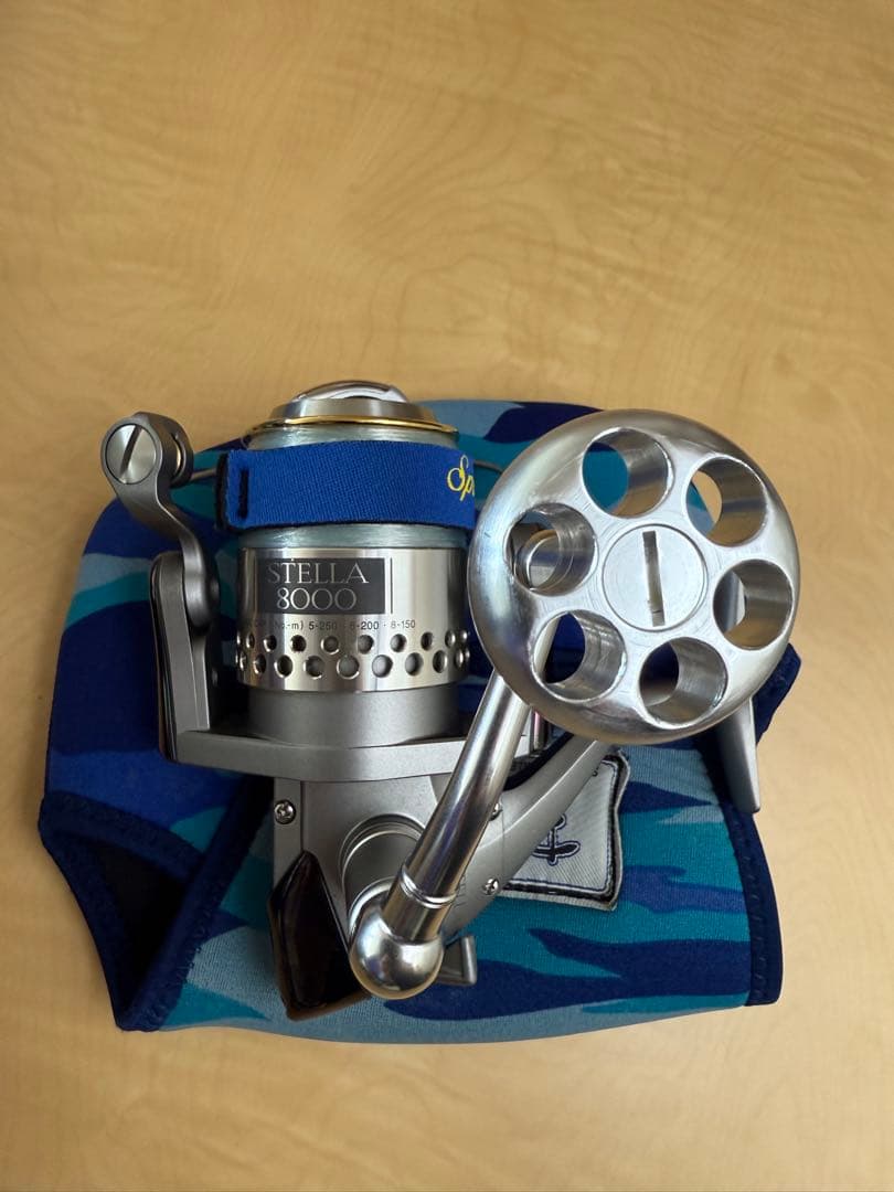 SHIMANO 95 STELLA 8000 FISHERMAN ハンドル付き