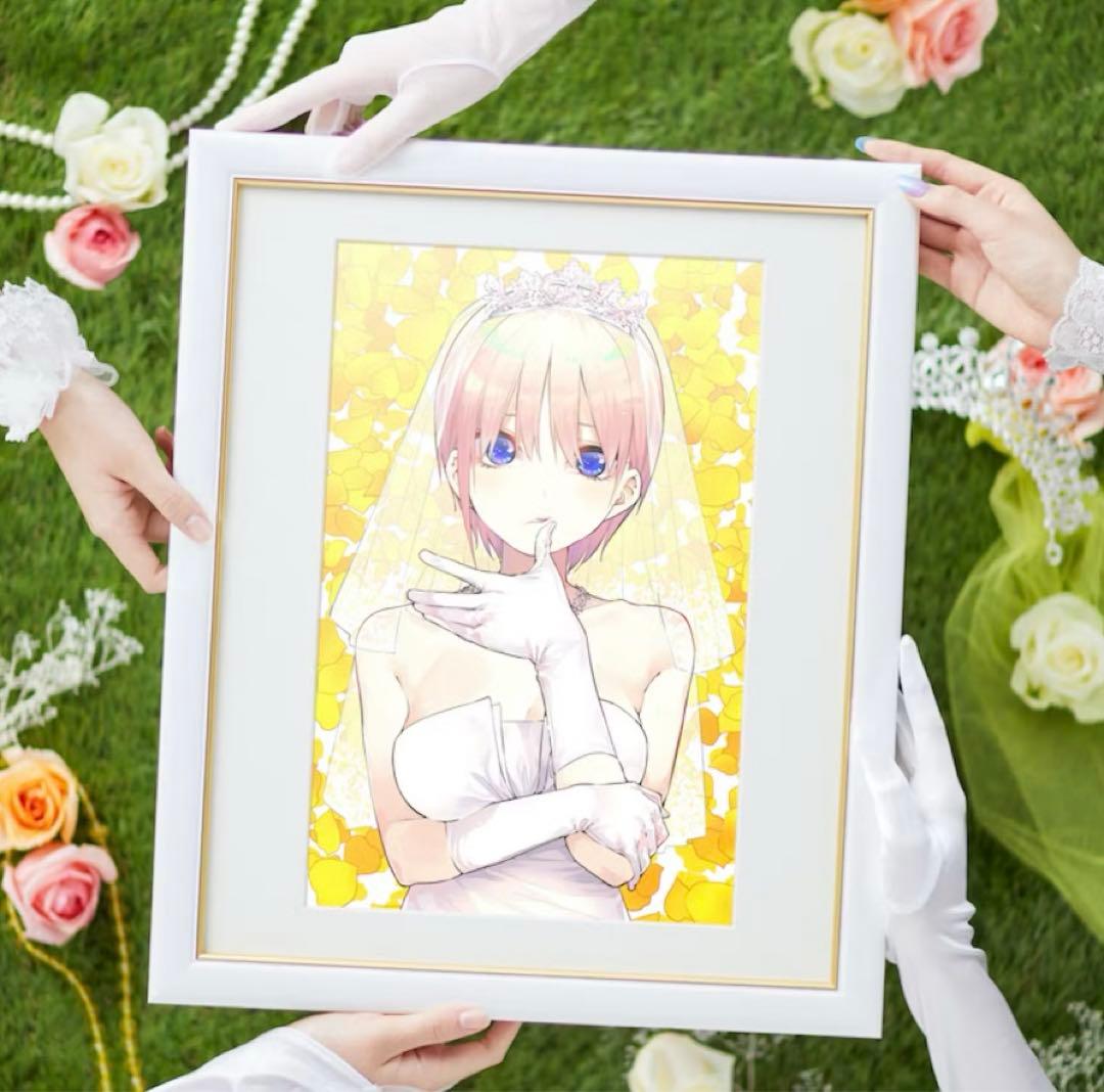五等分の花嫁　中野一花　anique 額装絵