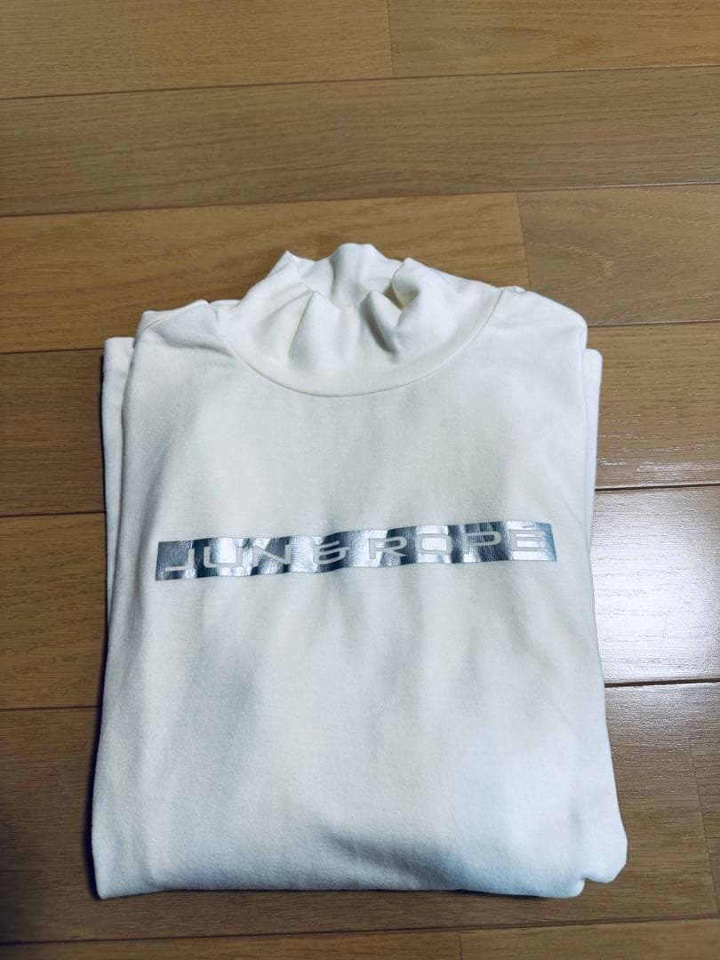 JUN & ROPE 長袖 インナー カットソー ゴルフウェア ホワイト