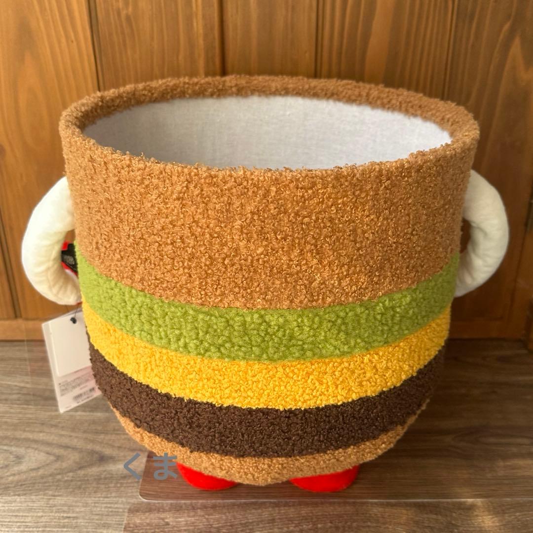 ニコアンド ×FLAVORS コラボ スタンドバスケット ハンバーガー 新品