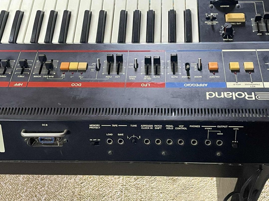 アンリ090　整備済みRoland JUNO-60 アナログシンセサイザー