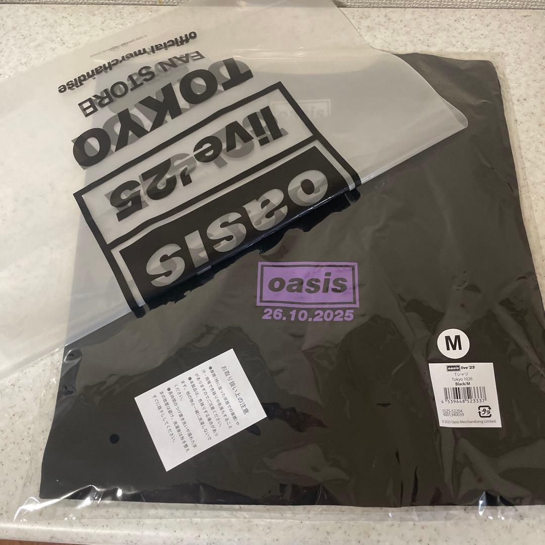 Oasis 会場限定 1026 Mサイズ Tシャツ オアシス 。