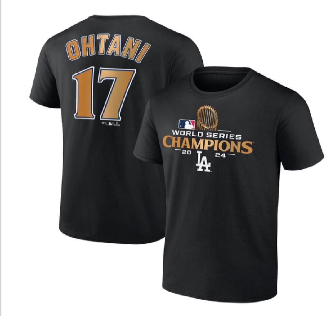 【受注商品】ドジャース 大谷翔平 2024 ワールドシリーズ 優勝記念 Tシャツ