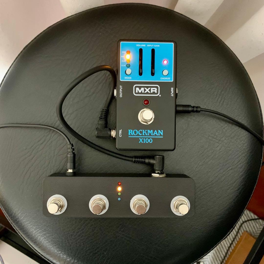 ギター MXR Rockman X100 + Endroll Foot Switch