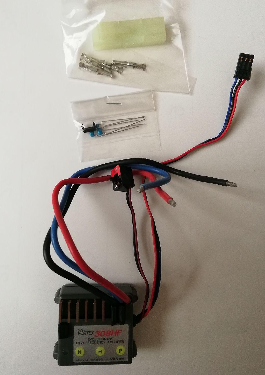 サンワ スーパーVORTEX 308 HF ラジコン アンプ R/C SANWA