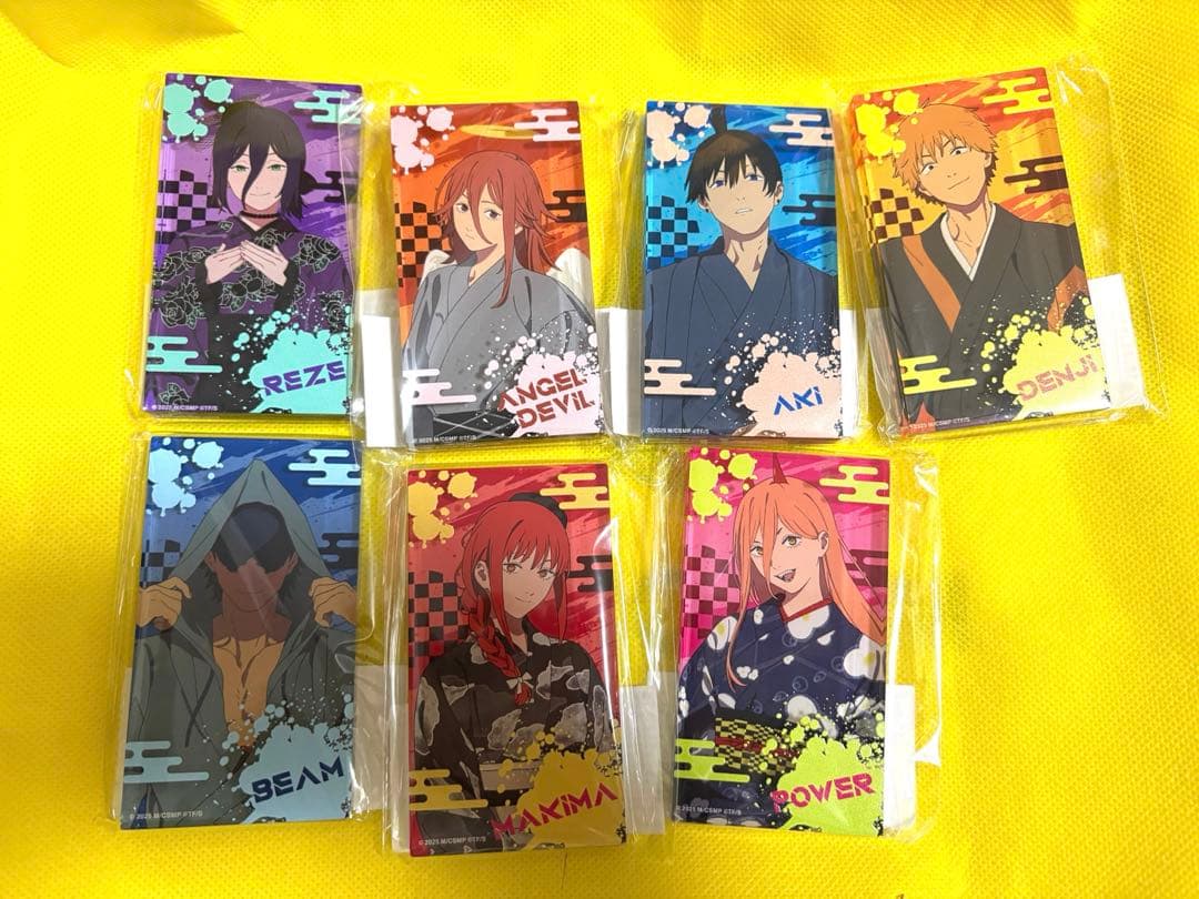 チェンソーマン omaturi ルーレットゲーム B賞 アクリルブロック セット