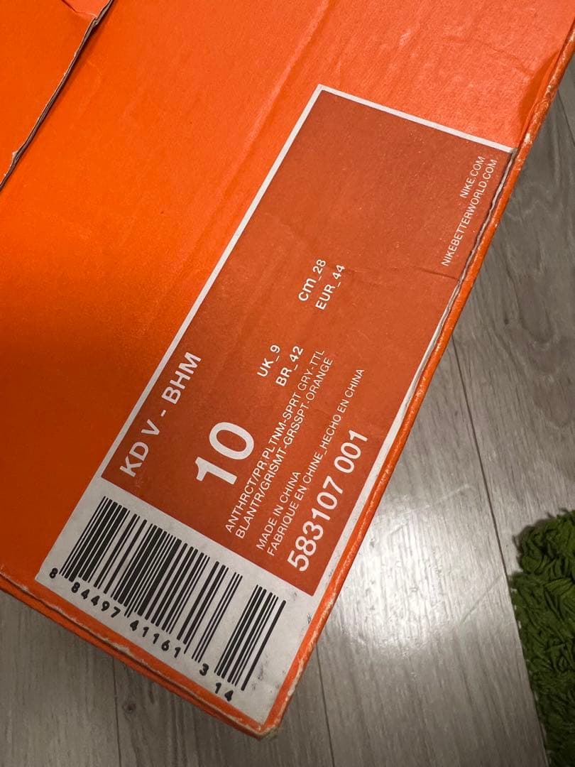 シューズ(男性用) Nike KD 5 BHM - size 10 US / 28cm