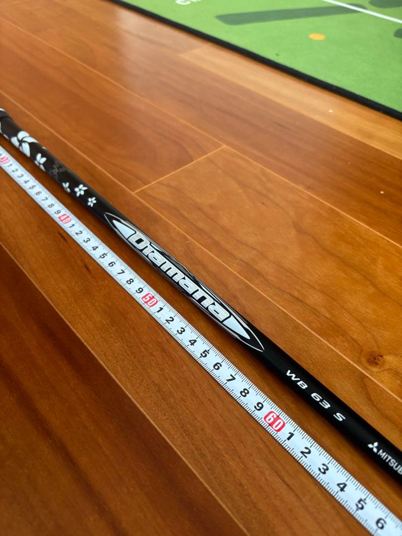 新品同様　ディアマナ　Diamana WB63 S シャフト　バハマのスリーブ付