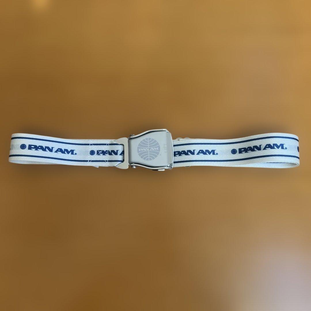 PAN AM ナイロンベルト 金属バックル　シートベルト