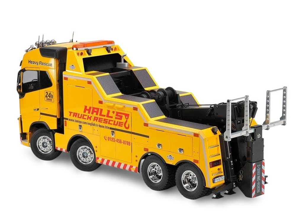 タミヤ56362ボルボ FH16 グローブトロッター 750 8x4 レッカー