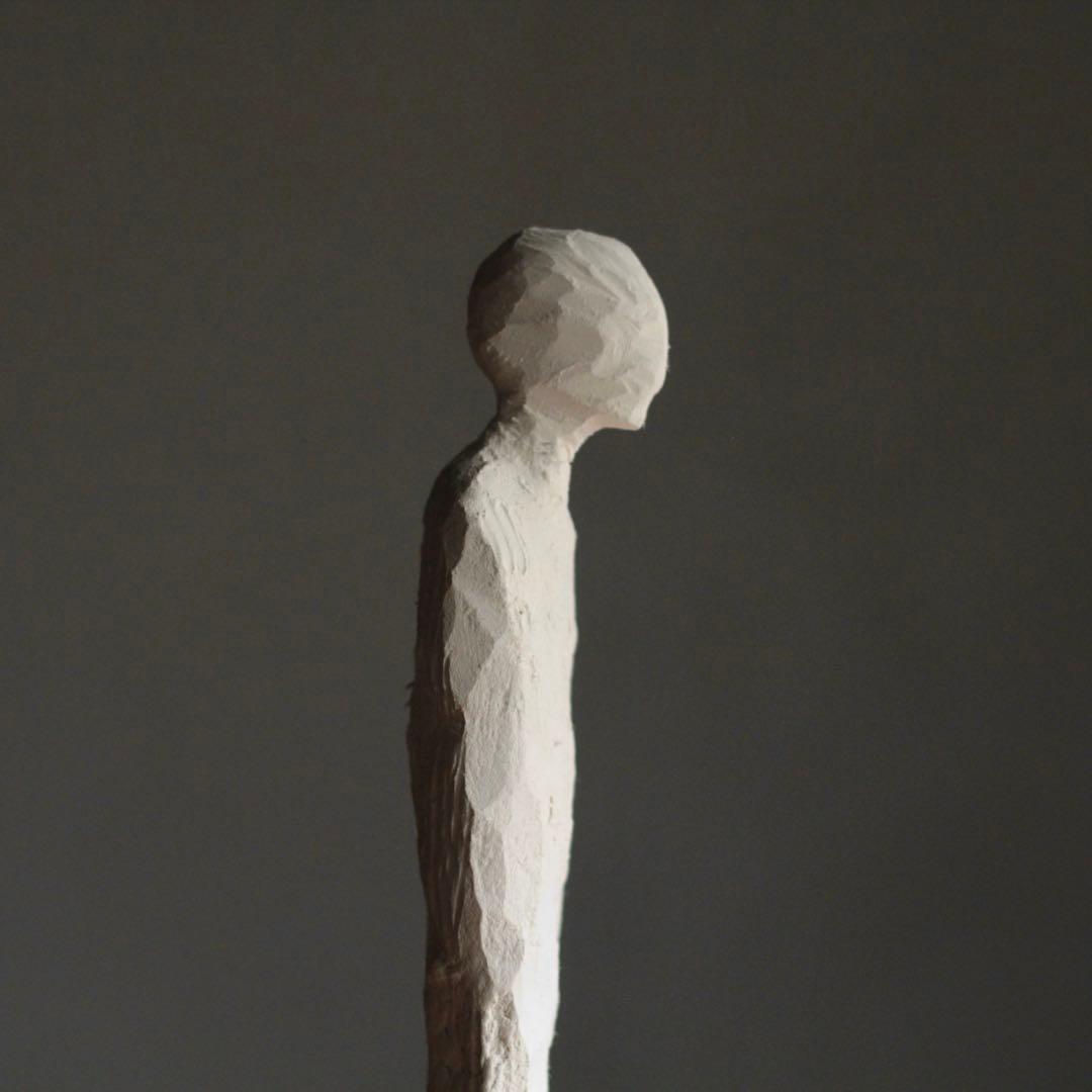 石塑粘土 立体作品 人物像 「故国」 F 現代美術 オブジェ sculpture