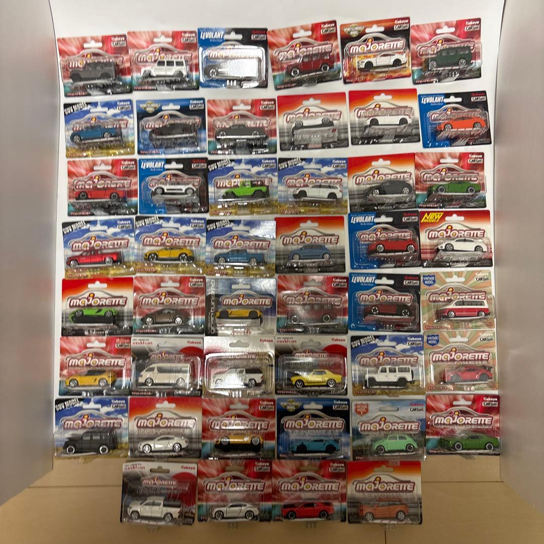 か*の様 【希少品】カバヤ　Majorette ミニカー 46点まとめて　当時も
