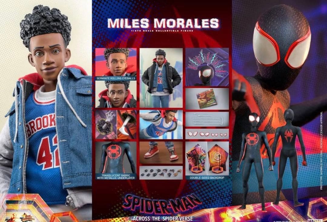 ホットトイズ MMS710 スパイダーマン マイルス・モラレス1/6 フィギュア