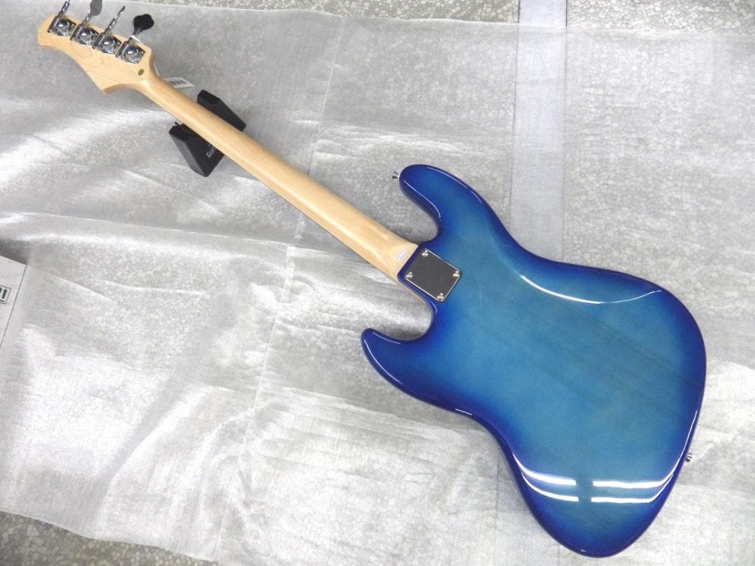 エレキベースギター　セット JB-240　SBL　LTD　シースルーブルー