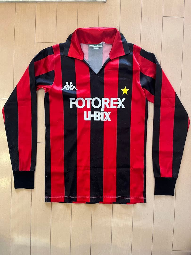 AC MILAN 86-87 ホーム　長袖　ジュニアサイズ ミラン kappa