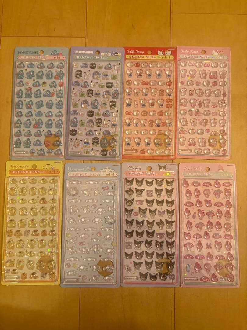 ボンボンドロップミニ　サンリオ　クーリア　正規品　８枚セット