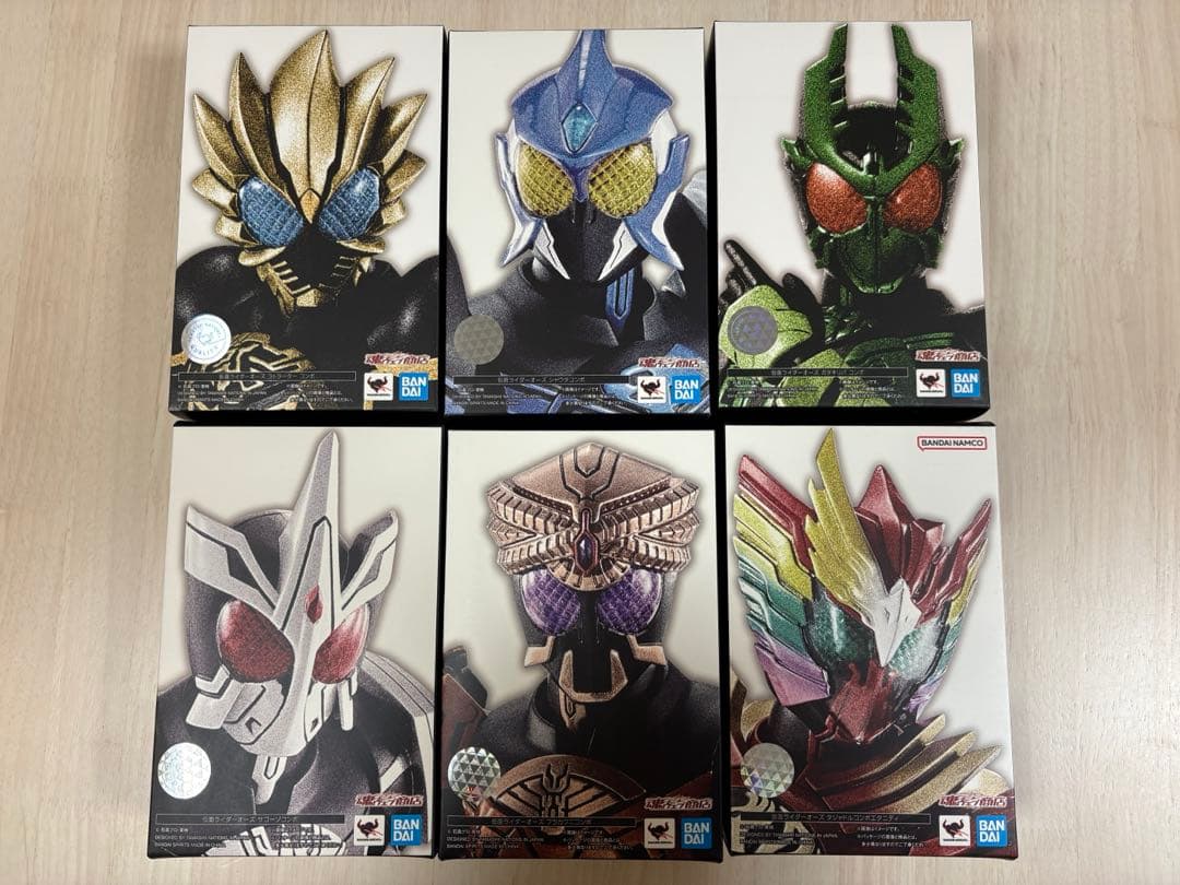 S.H.Figuarts（真骨彫製法） 仮面ライダーオーズ　6体