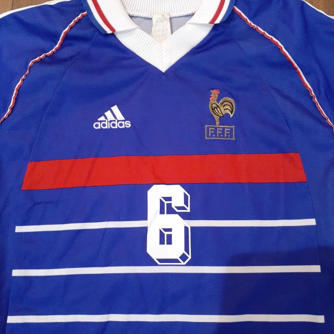 サ*ボ様 adidas サッカーウェア 青 6番 フランス代表
