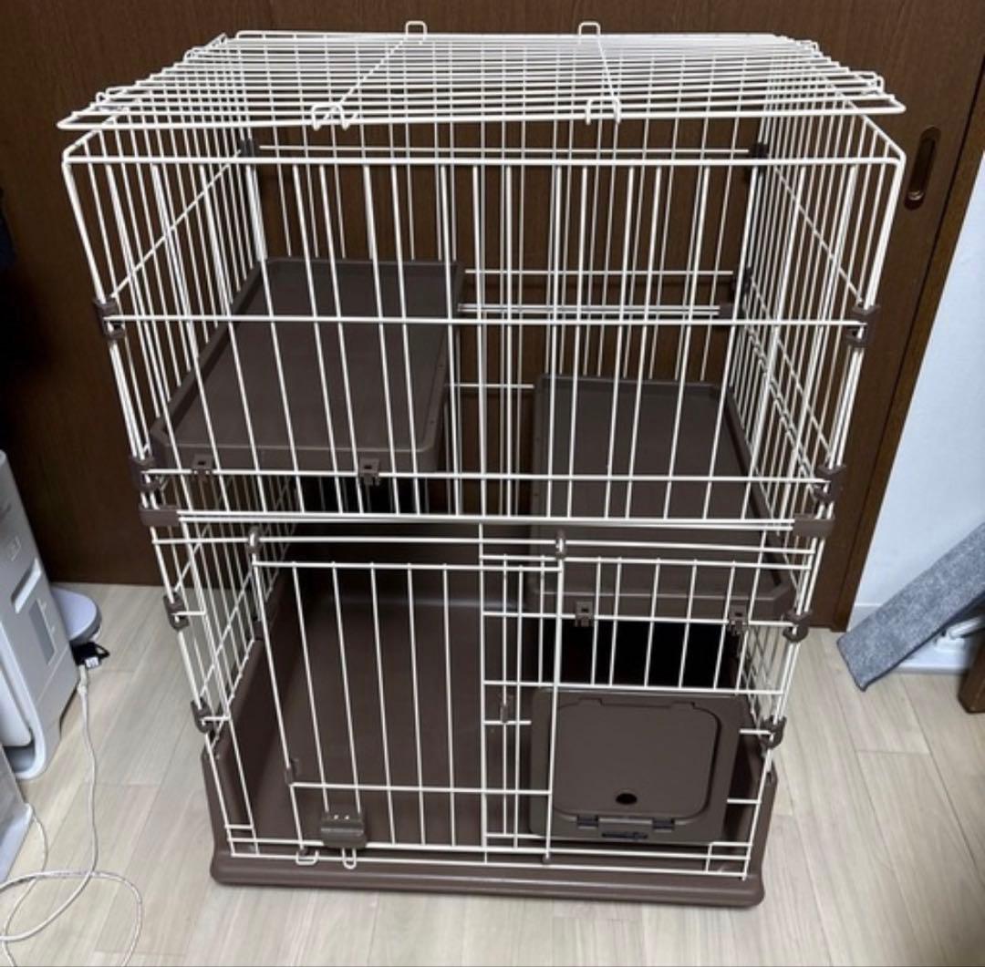 出入り簡単ドア付き キャットケージ
