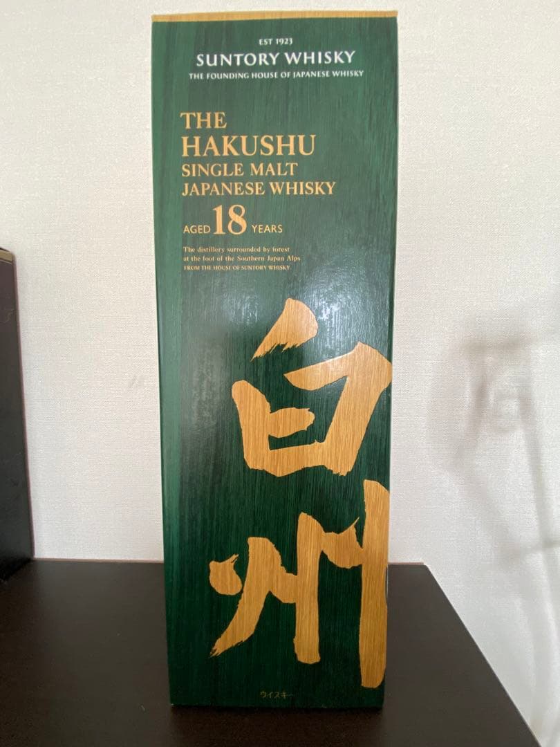 サントリー　白州18年　ウイスキー　新品　箱あり