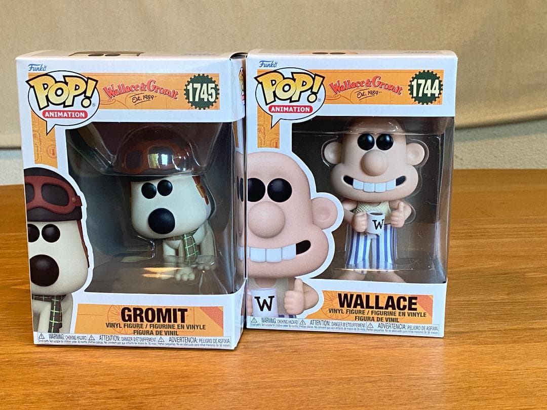 ウォレス＆グルミット フィギュア 2体セット FUNKO POP クレイアニメ