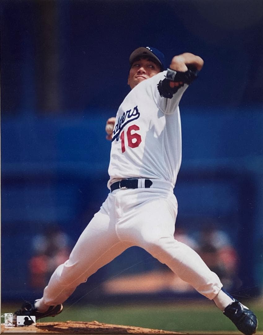 野茂英雄（ドジャース）投球フォームの写真