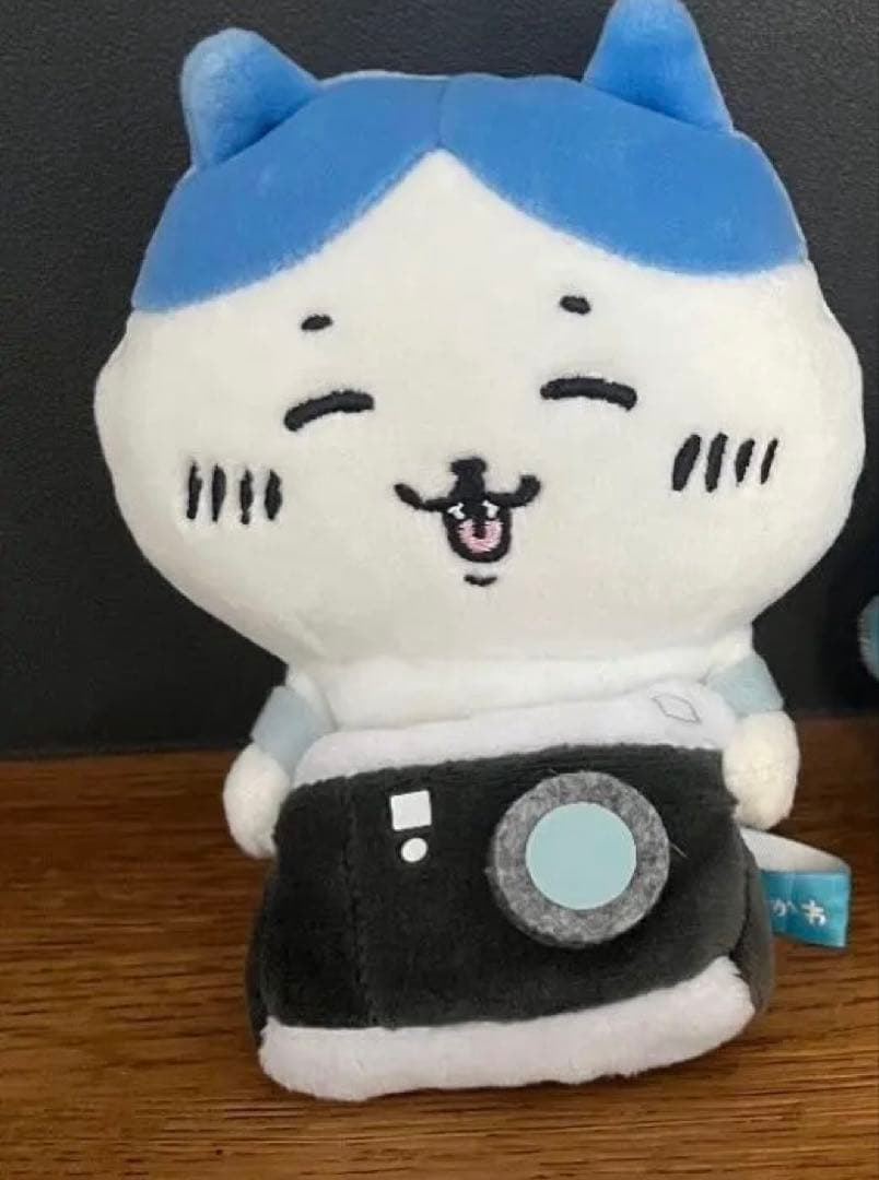 ※希少※ ハチワレ デスクトップから見守るひっかけぬいぐるみ カメラ ハチワレ