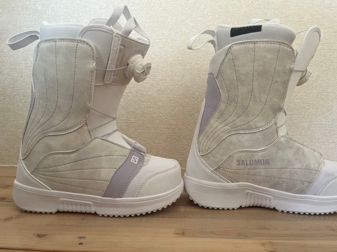 美品SALOMON PEARL BOA WHITE スノーボードブーツ　24cm