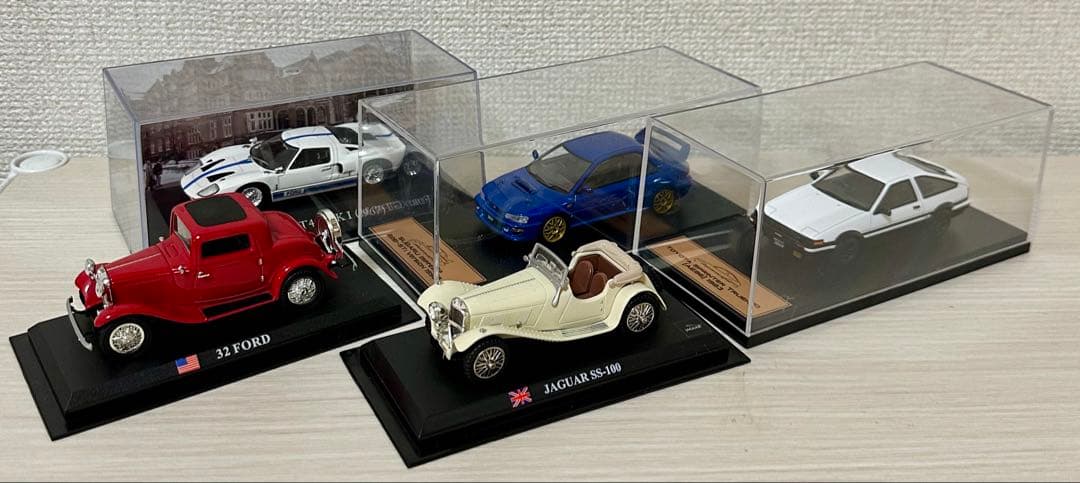 ミニカーコレクション トヨタ トレノ 1983 /インプ/FORD他まとめ5点