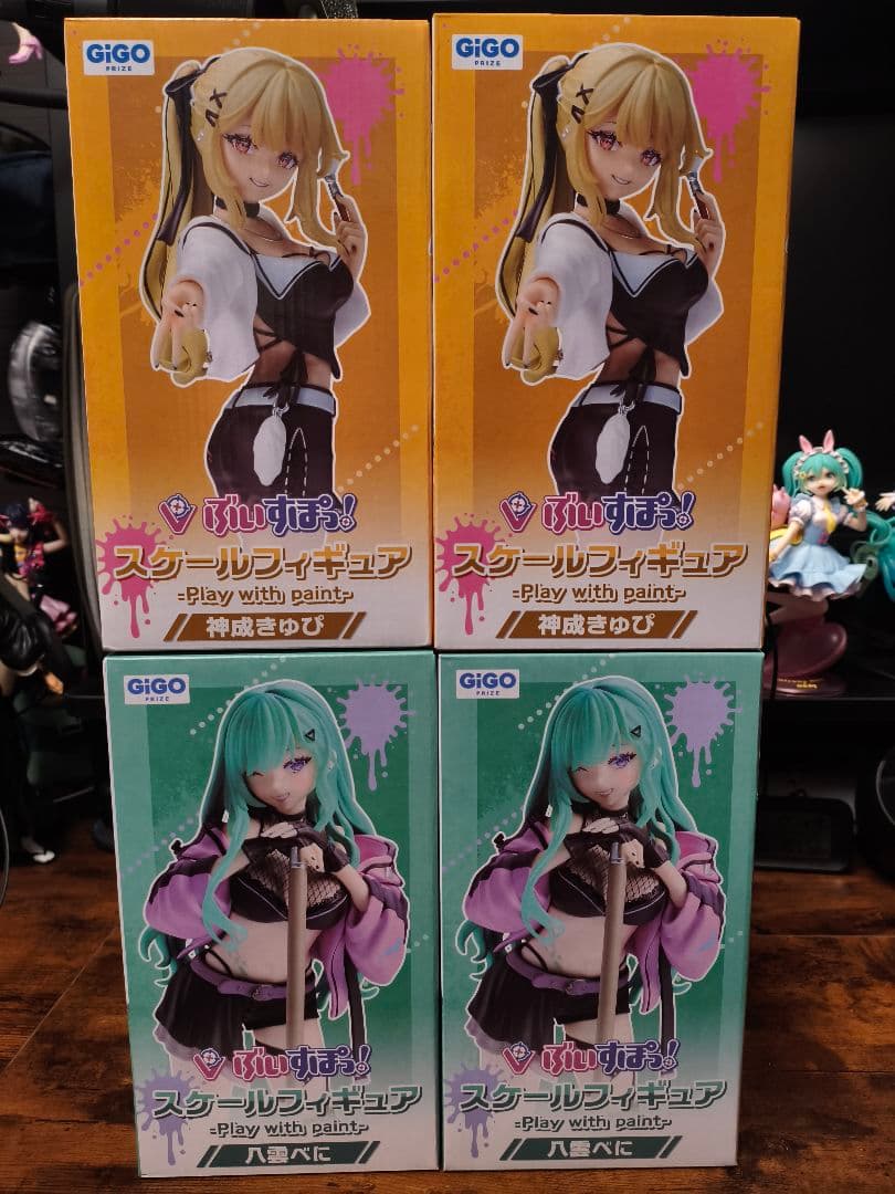 神成きゅぴ 八雲べに ぶいすぽっ！スケールフィギュア GiGO限定　4個セット