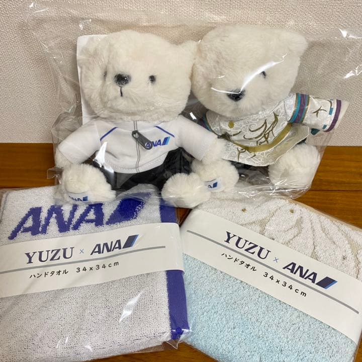 【ANA搭乗者限定】YUZUベアセット＆ハンドタオル