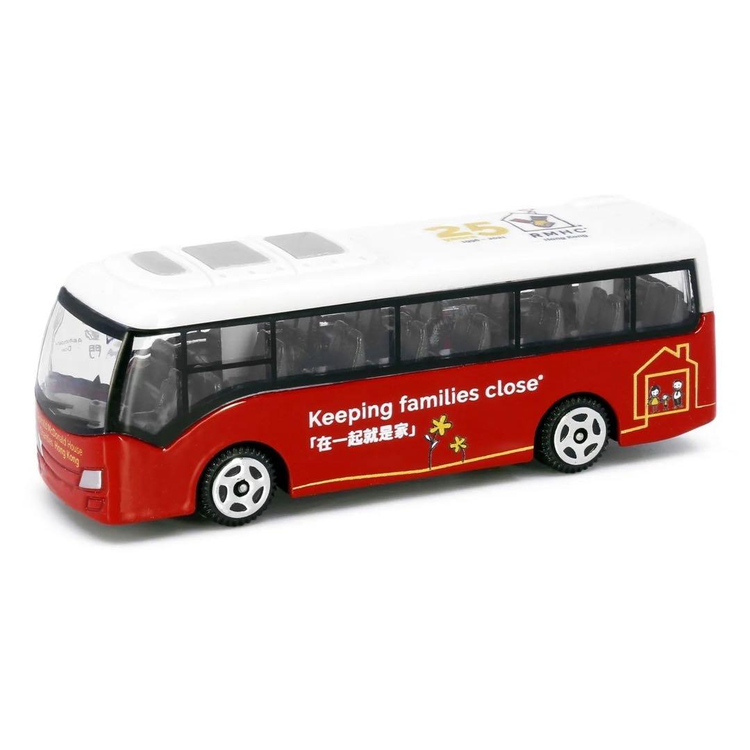 香港ドナルド マクドナルド ハウス慈善財団 1:64 ダイキャスト シャトルバス