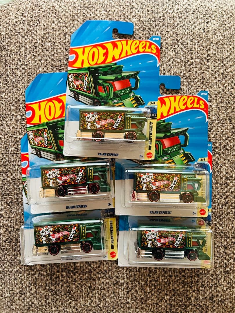 ヤ*キ様 Hot Wheels デコトラRAIJIN 招き猫 5個セット