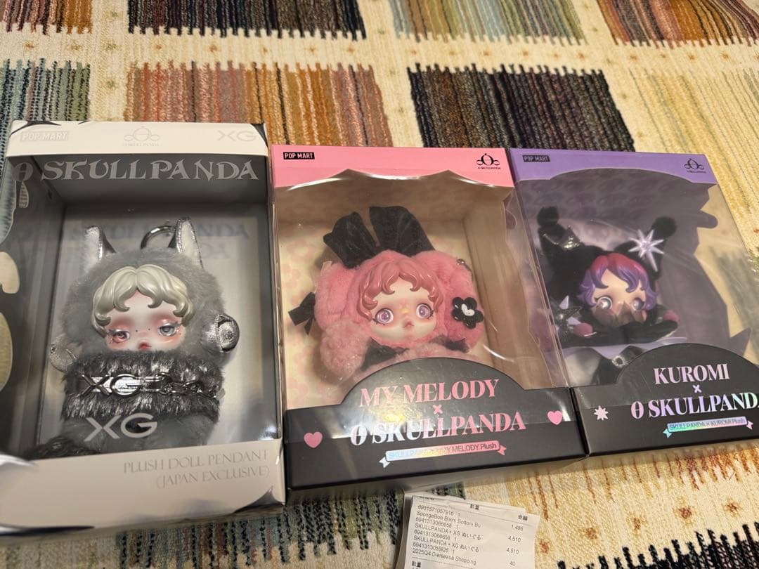 POPMART skullpanda XG マイメロ　クロミ　セット