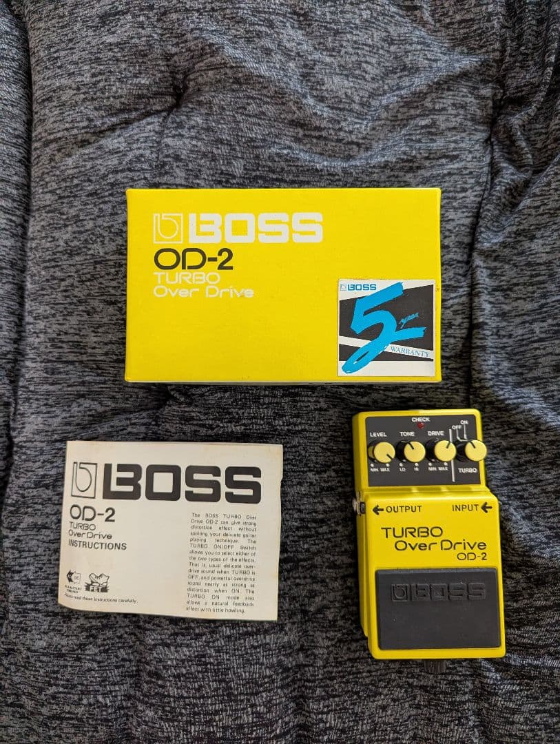 BOSSのギター用エフェクターOD-2 TURBO OverDrive新品未使用