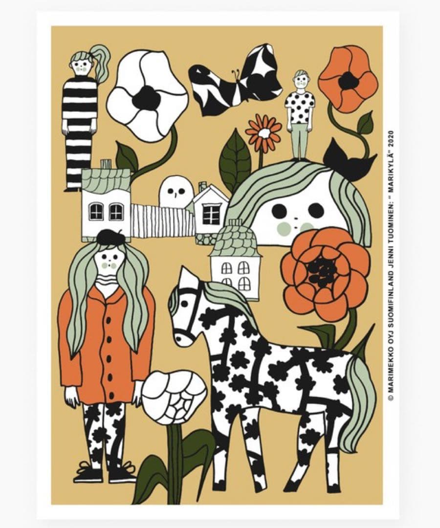 marimekko マリメッコ　Marikyla/ART POSTER