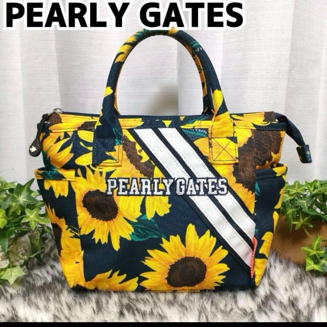 PEARLY GATES ひまわり柄 ゴルフバッグ