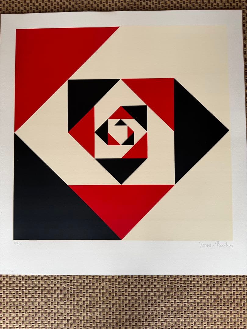 Verner Panton 幾何学的デザイン版画 48/120