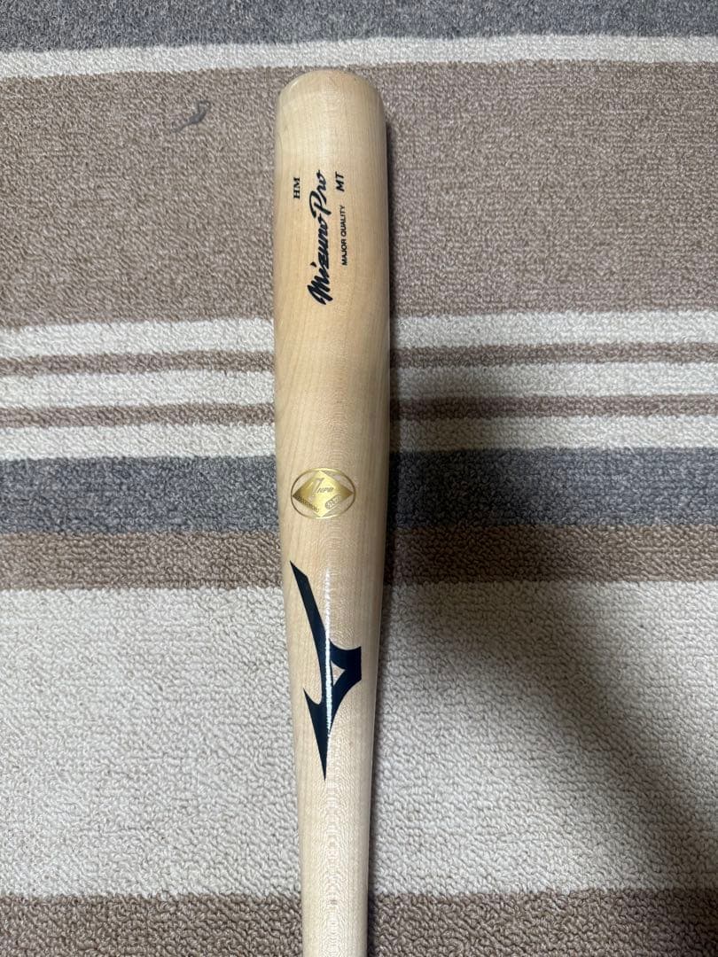 NPB 荒巻悠選手実使用　硬式木製バットミズノプロ