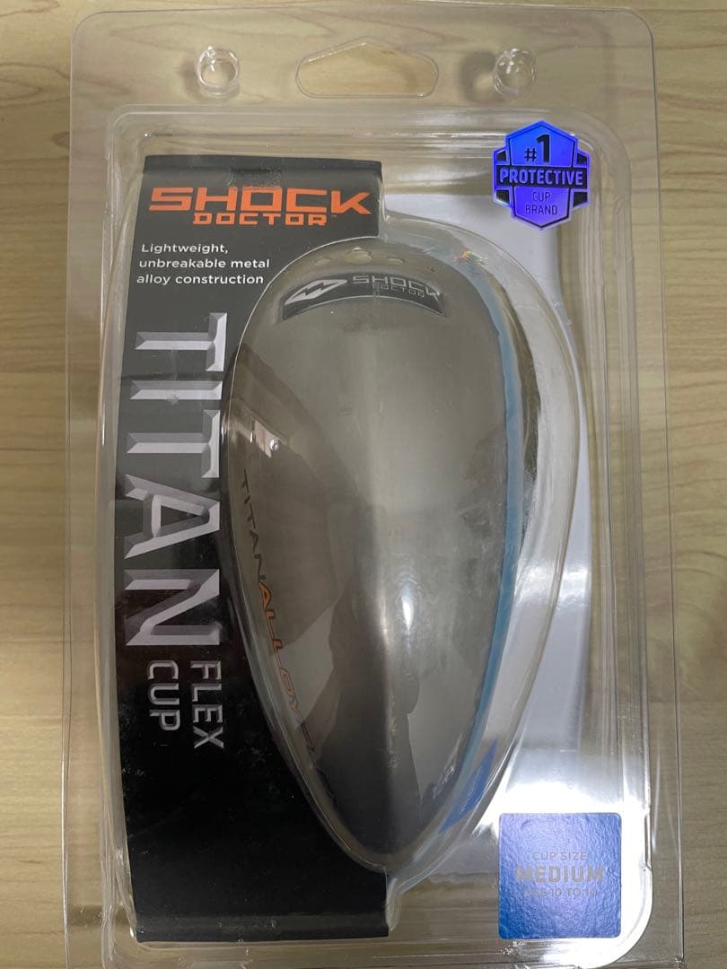 【新品】ショックドクター　チタン合金　ファウルカップSHOCK DOCTOR