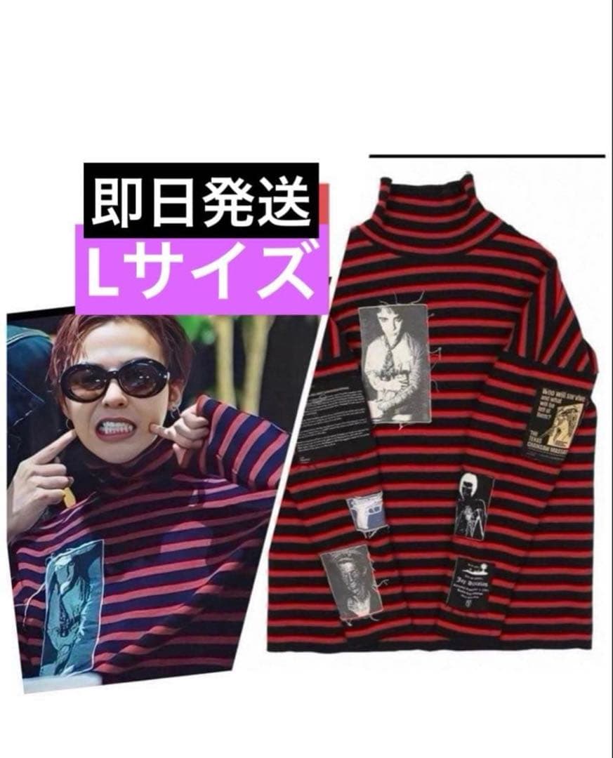 ジヨン GD G-DRAGON ジードラゴン ボーダータートルネック ジヨコス