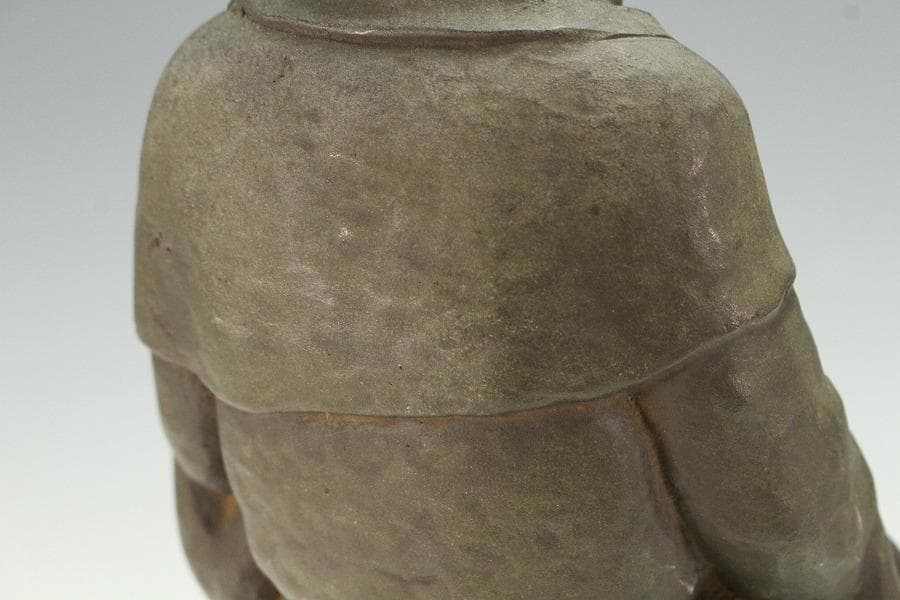 古銅 神農像 骨董品(K-LC977)