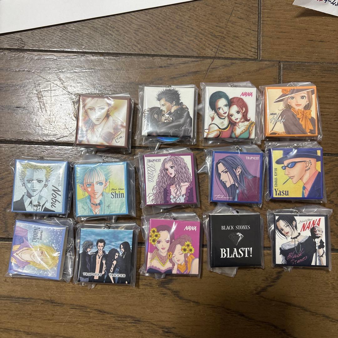 NANA 矢沢あい　ガチャ　CD風アクリルチャーム　コンプリートセット