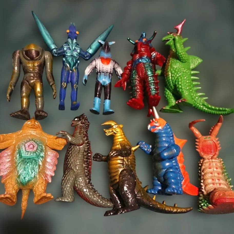 80年代〜90年代 ウルトラマン 怪獣 ソフビ ヴィンテージ 10体まとめ売り